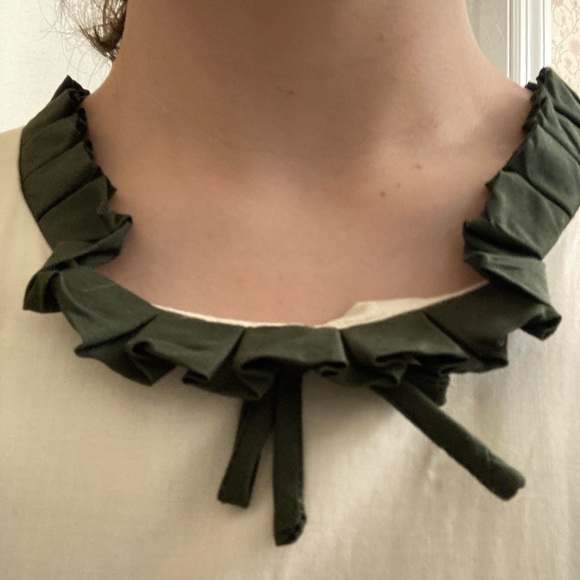 VINTAGE 1960s Dress with Peter Pan Collar - Picture 3 of 8